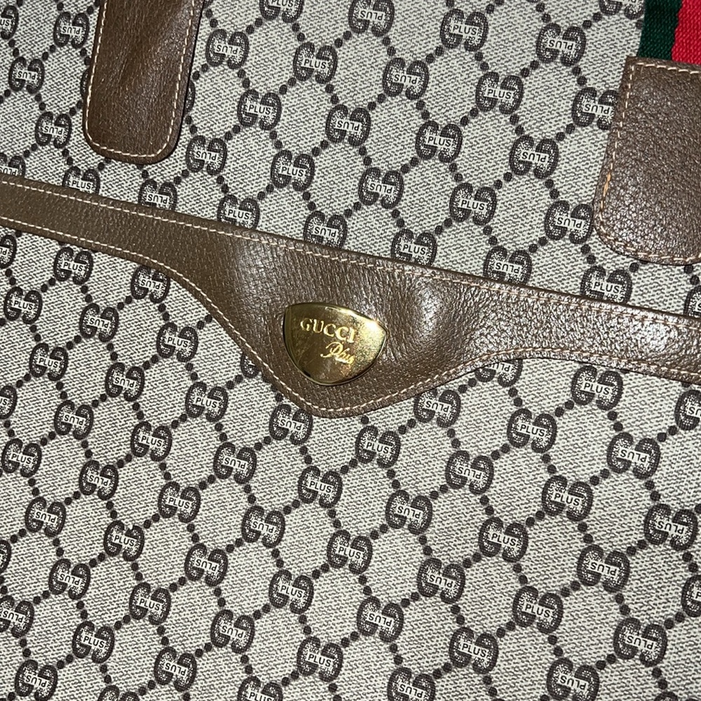 🎉SOLD🎉 Gucci Plus Sherry Line Vintage Tote - Picture 3 of 16